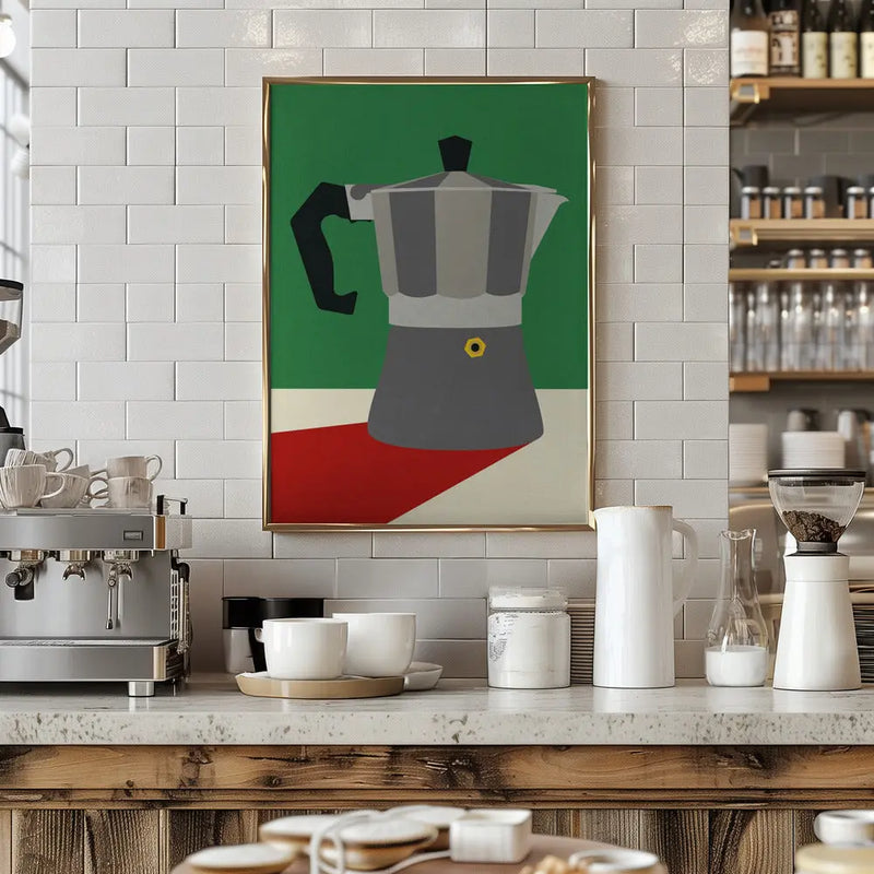 Espresso Italiano - Stretched Canvas, Poster or Fine Art Print I Heart Wall Art