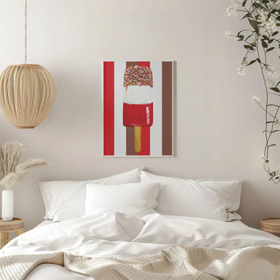 Fab Stripes - Stretched Canvas, Poster or Fine Art Print I Heart Wall Art