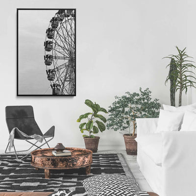 Ferris Wheel - Stretched Canvas, Poster or Fine Art Print I Heart Wall Art