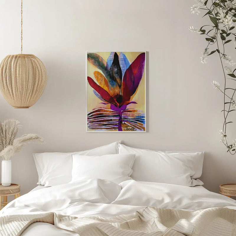 Flower V - Stretched Canvas, Poster or Fine Art Print I Heart Wall Art