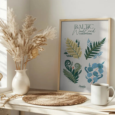 Forest Ferns - Stretched Canvas, Poster or Fine Art Print I Heart Wall Art