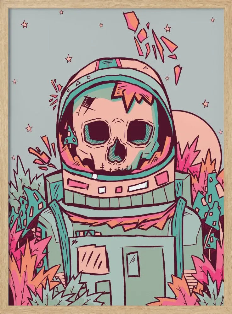 Forgotten Astronaut - Stretched Canvas, Poster or Fine Art Print I Heart Wall Art