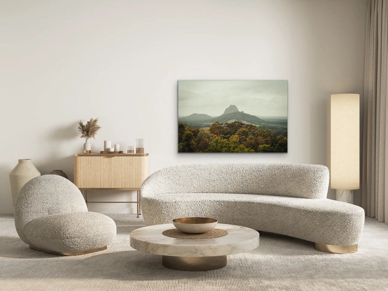 Glasshouse Mountains  - Sunshine Coast Photographic Print I Heart Wall Art Australia