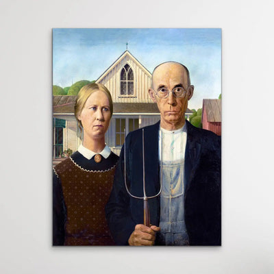 Grant Wood's American Gothic (1930) - I Heart Wall Art