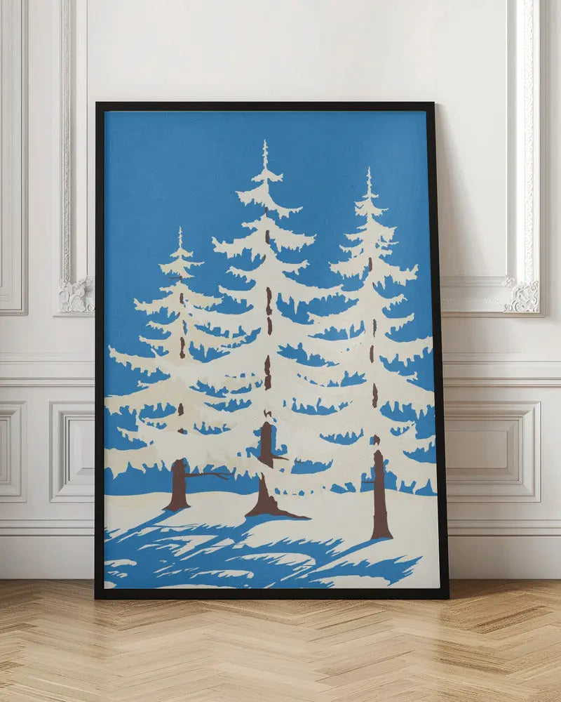 Harz Winter Trees - Stretched Canvas, Poster or Fine Art Print I Heart Wall Art