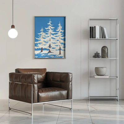 Harz Winter Trees - Stretched Canvas, Poster or Fine Art Print I Heart Wall Art