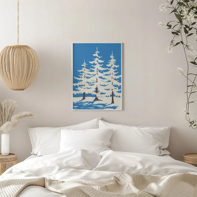 Harz Winter Trees - Stretched Canvas, Poster or Fine Art Print I Heart Wall Art