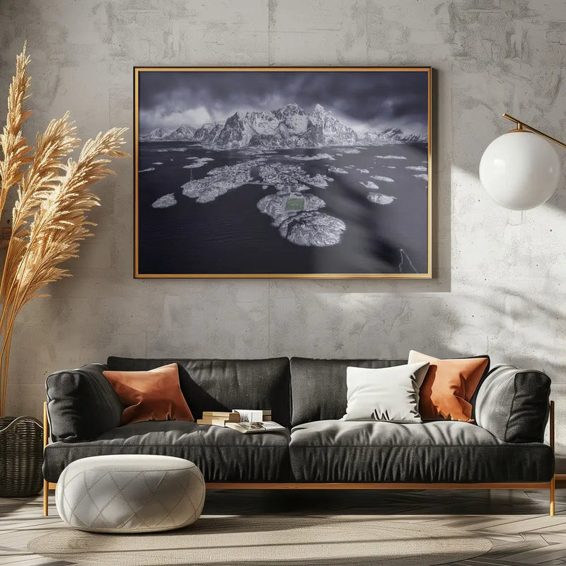 Henningsvær, Norway - Stretched Canvas, Poster or Fine Art Print I Heart Wall Art