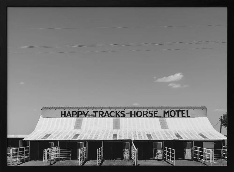 Horse Motel - Stretched Canvas, Poster or Fine Art Print I Heart Wall Art