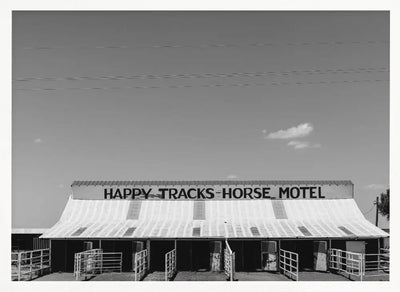 Horse Motel - Stretched Canvas, Poster or Fine Art Print I Heart Wall Art