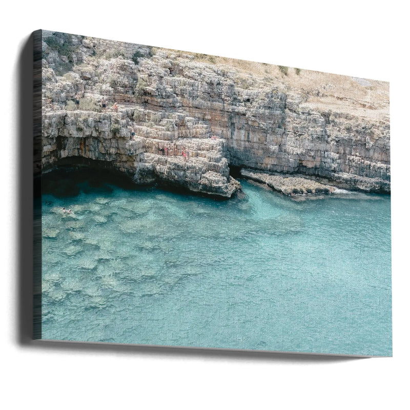 Italian coast 2 - Stretched Canvas, Poster or Fine Art Print I Heart Wall Art