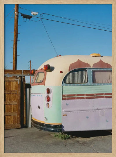 Joshua Tree Bus - Stretched Canvas, Poster or Fine Art Print I Heart Wall Art