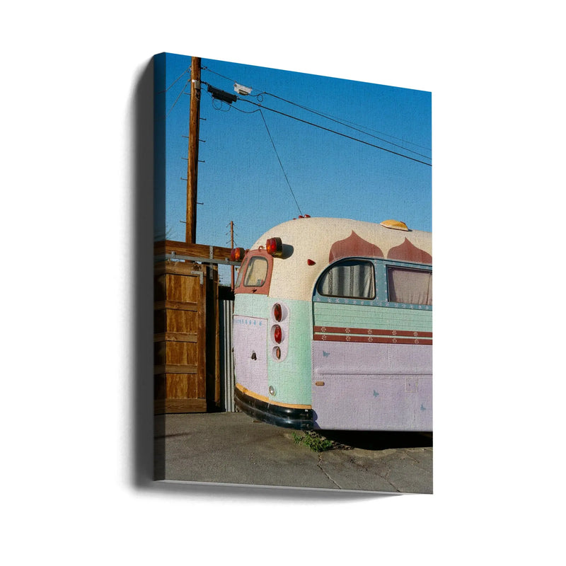 Joshua Tree Bus - Stretched Canvas, Poster or Fine Art Print I Heart Wall Art