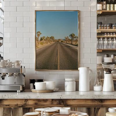 Joshua Tree Road II - Stretched Canvas, Poster or Fine Art Print I Heart Wall Art