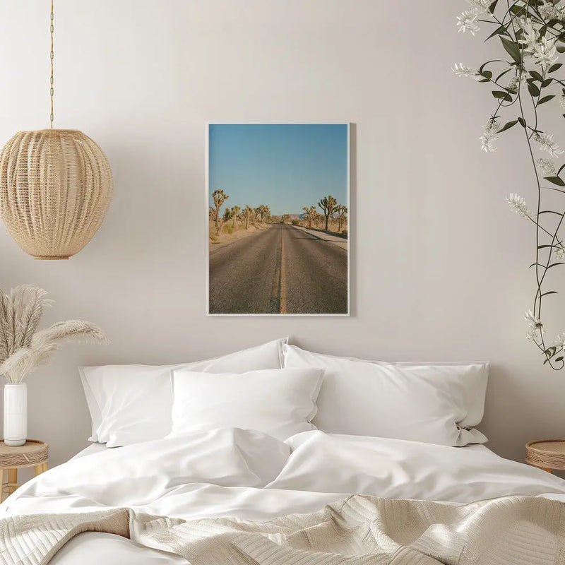 Joshua Tree Road II - Stretched Canvas, Poster or Fine Art Print I Heart Wall Art