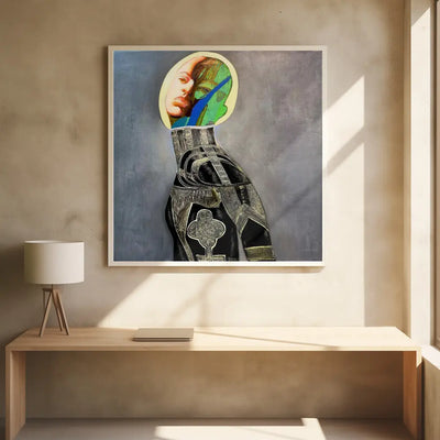 Knight - Square Stretched Canvas, Poster or Fine Art Print I Heart Wall Art