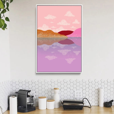 Lake Dart By Unratio - Stretched Canvas Print or Framed Fine Art Print - Artwork I Heart Wall Art Australia 