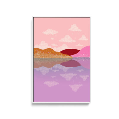 Lake Dart By Unratio - Stretched Canvas Print or Framed Fine Art Print - Artwork I Heart Wall Art Australia 