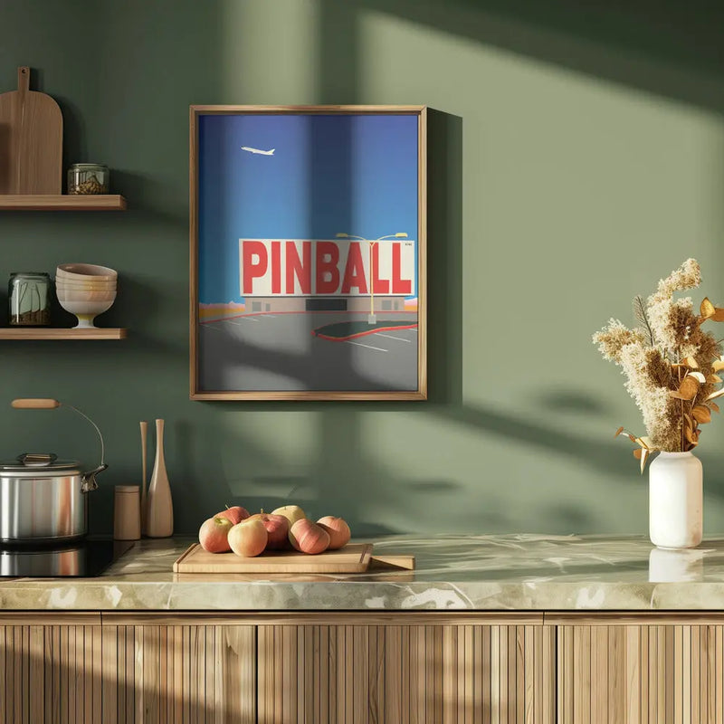 Las Vegas Pinball - Stretched Canvas, Poster or Fine Art Print I Heart Wall Art