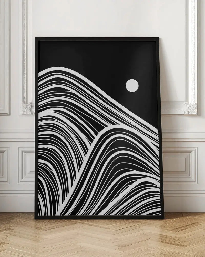 Lines of the Waves - Stretched Canvas, Poster or Fine Art Print I Heart Wall Art