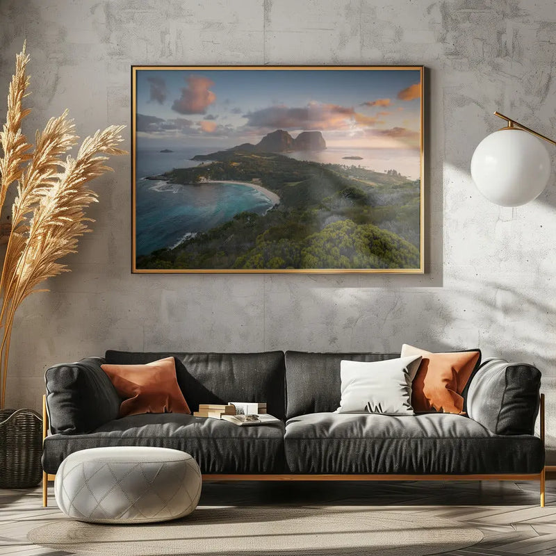 Lord Howe Paradise - Stretched Canvas, Poster or Fine Art Print I Heart Wall Art