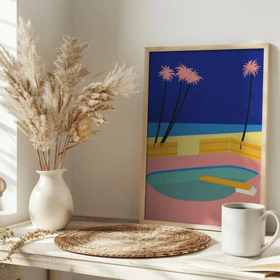 Malibu Beach - Stretched Canvas, Poster or Fine Art Print I Heart Wall Art