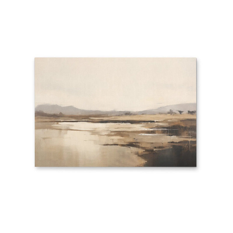 Marsh - Pastel Landscape Wall Art Print I Heart Wall Art Australia