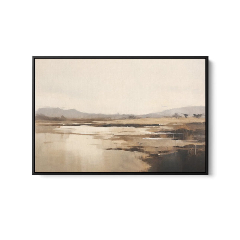 Marsh - Pastel Landscape Wall Art Print I Heart Wall Art Australia