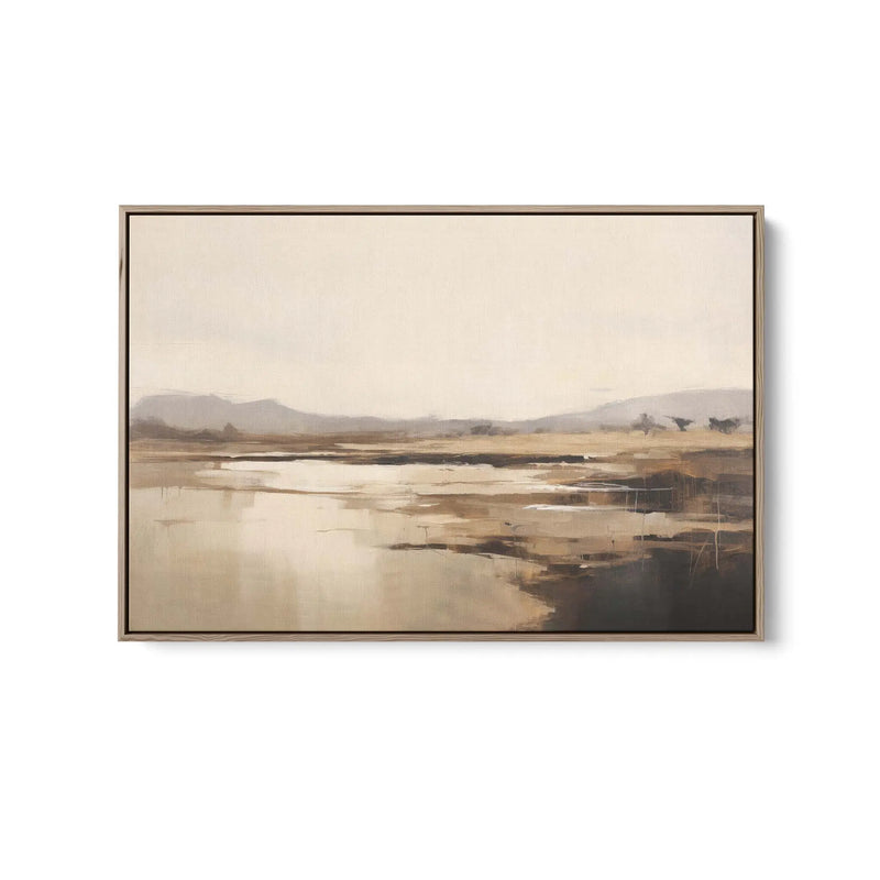 Marsh - Pastel Landscape Wall Art Print I Heart Wall Art Australia