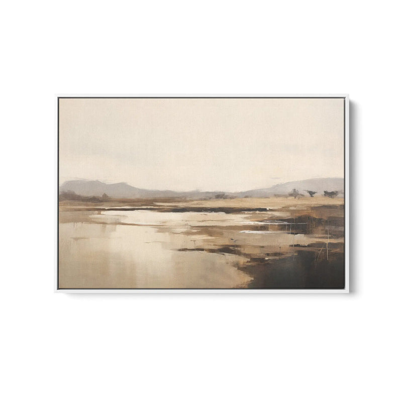 Marsh - Pastel Landscape Wall Art Print I Heart Wall Art Australia