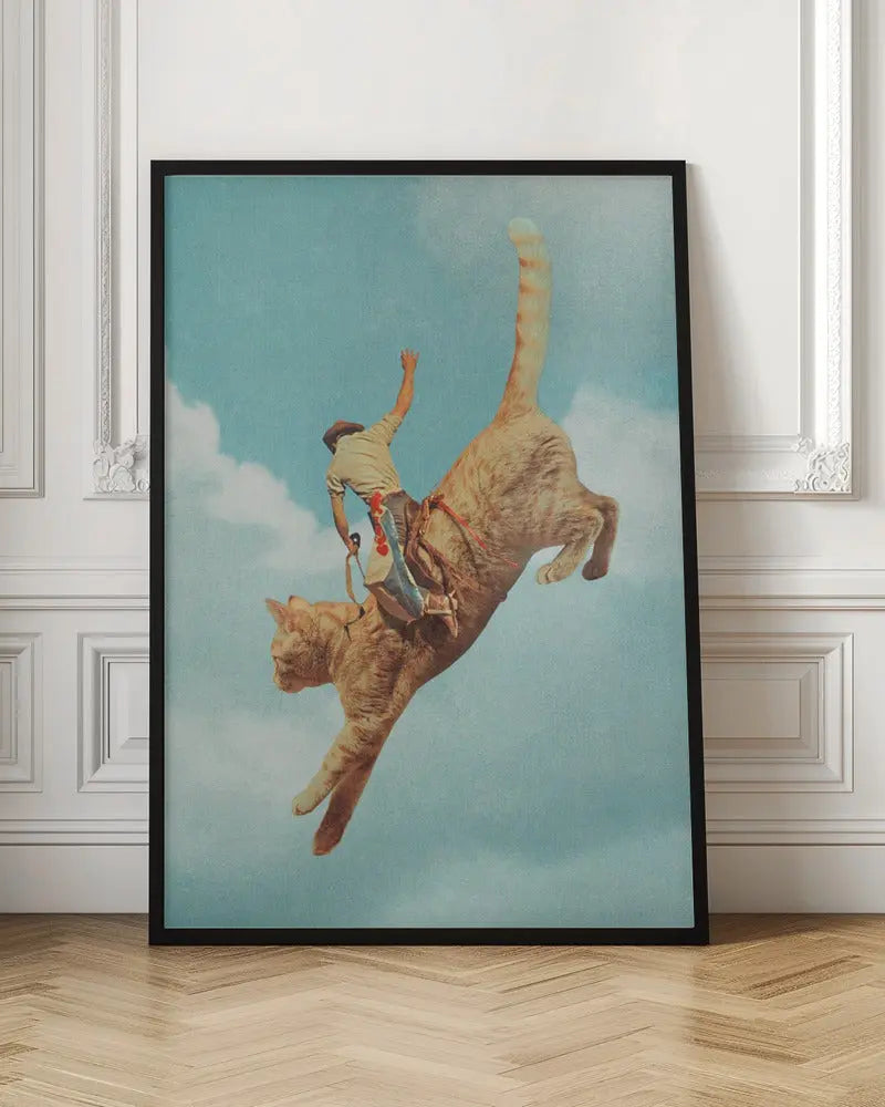 Meehaw   Rodio Cat - Stretched Canvas, Poster or Fine Art Print I Heart Wall Art