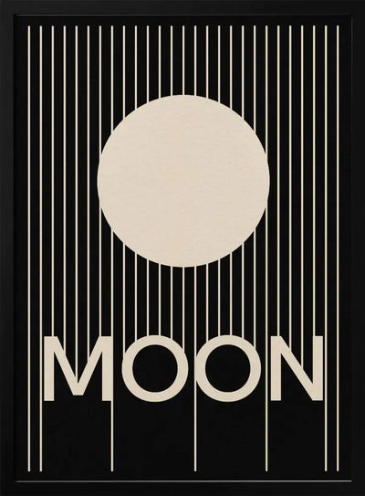 Moon - Stretched Canvas, Poster or Fine Art Print I Heart Wall Art