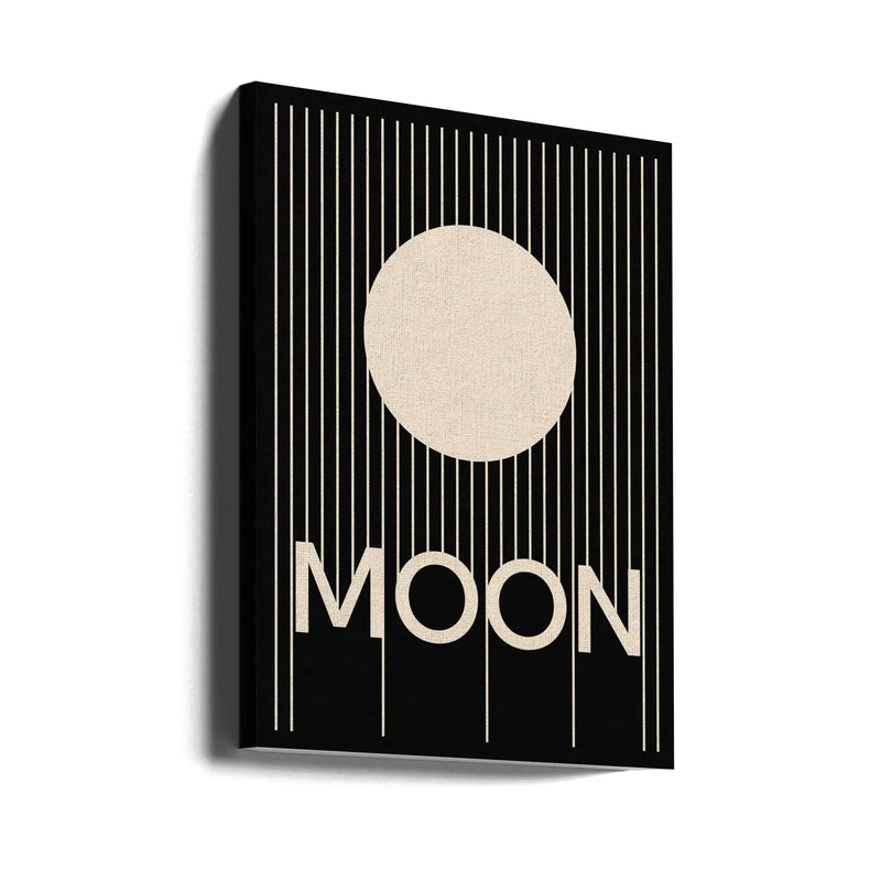 Moon - Stretched Canvas, Poster or Fine Art Print I Heart Wall Art