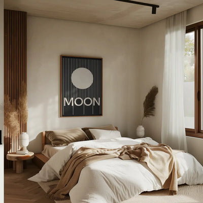 Moon - Stretched Canvas, Poster or Fine Art Print I Heart Wall Art