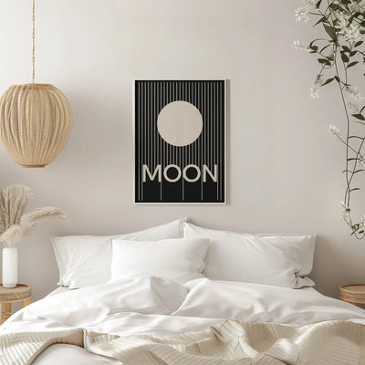 Moon - Stretched Canvas, Poster or Fine Art Print I Heart Wall Art