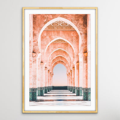 Moroccan - Boho Styled Photographic Print of Moroccan Archways Canvas or Art Print - I Heart Wall Art