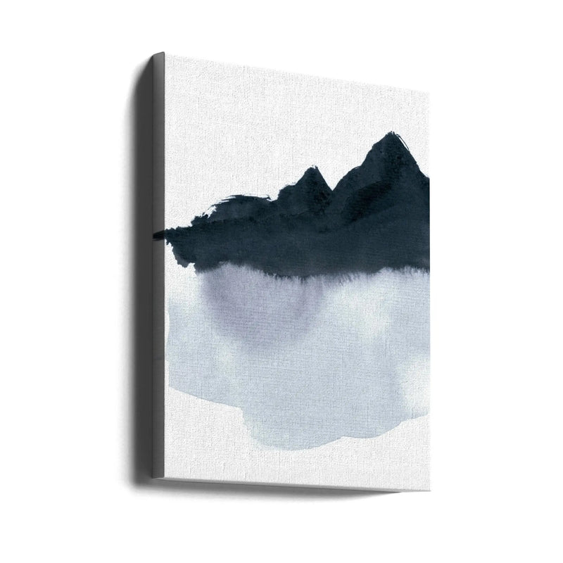 Mountain Scape Minimal - Stretched Canvas, Poster or Fine Art Print I Heart Wall Art