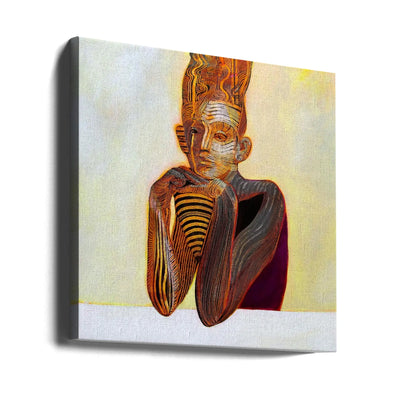Mummy - Square Stretched Canvas, Poster or Fine Art Print I Heart Wall Art