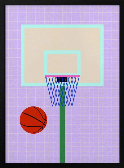 New York Basketball - Stretched Canvas, Poster or Fine Art Print I Heart Wall Art