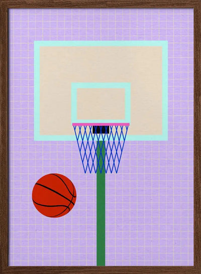 New York Basketball - Stretched Canvas, Poster or Fine Art Print I Heart Wall Art