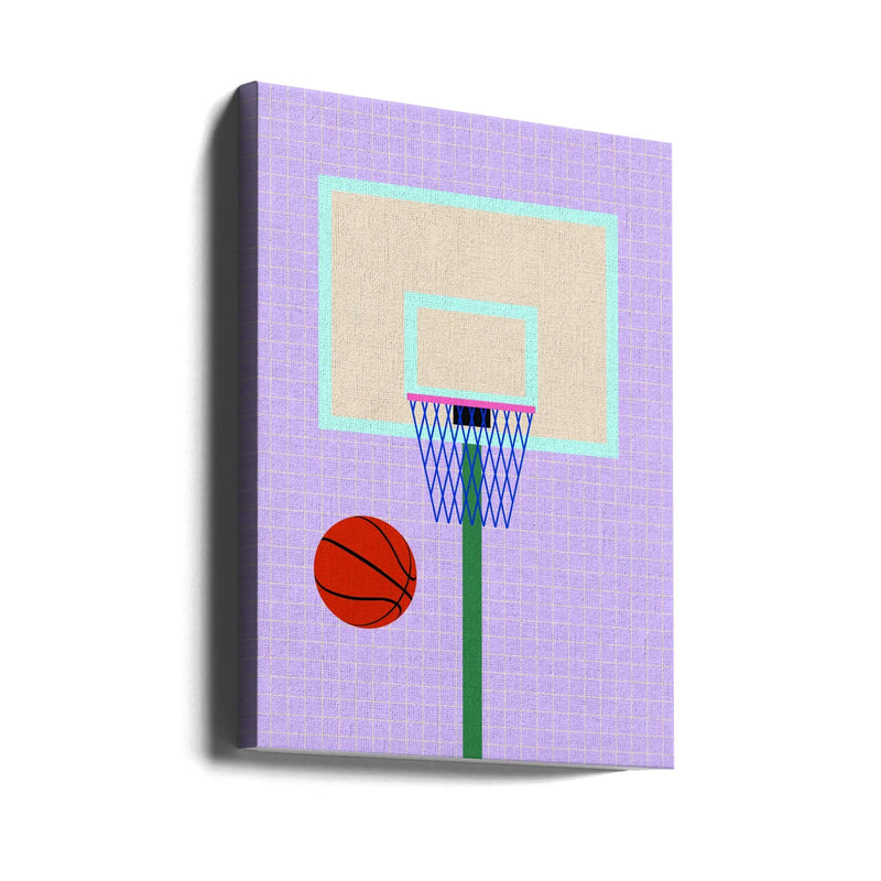 New York Basketball - Stretched Canvas, Poster or Fine Art Print I Heart Wall Art