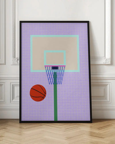 New York Basketball - Stretched Canvas, Poster or Fine Art Print I Heart Wall Art