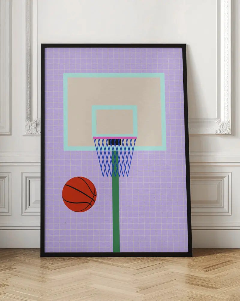 New York Basketball - Stretched Canvas, Poster or Fine Art Print I Heart Wall Art