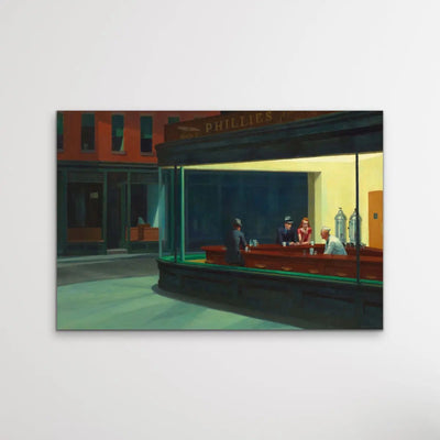 Nighthawks 1942 by Edward Hopper - Mid Century Art Print - I Heart Wall Art