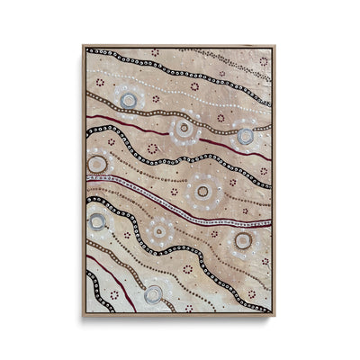 Nurture -  Aboriginal Art Print by Holly Stowers - Canvas or Fine Art Dot Painting I Heart Wall Art Australia