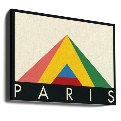 Paris Louvre - Stretched Canvas, Poster or Fine Art Print I Heart Wall Art