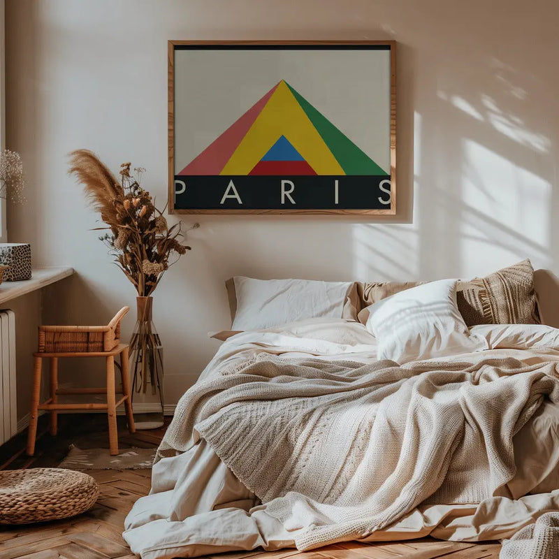 Paris Louvre - Stretched Canvas, Poster or Fine Art Print I Heart Wall Art