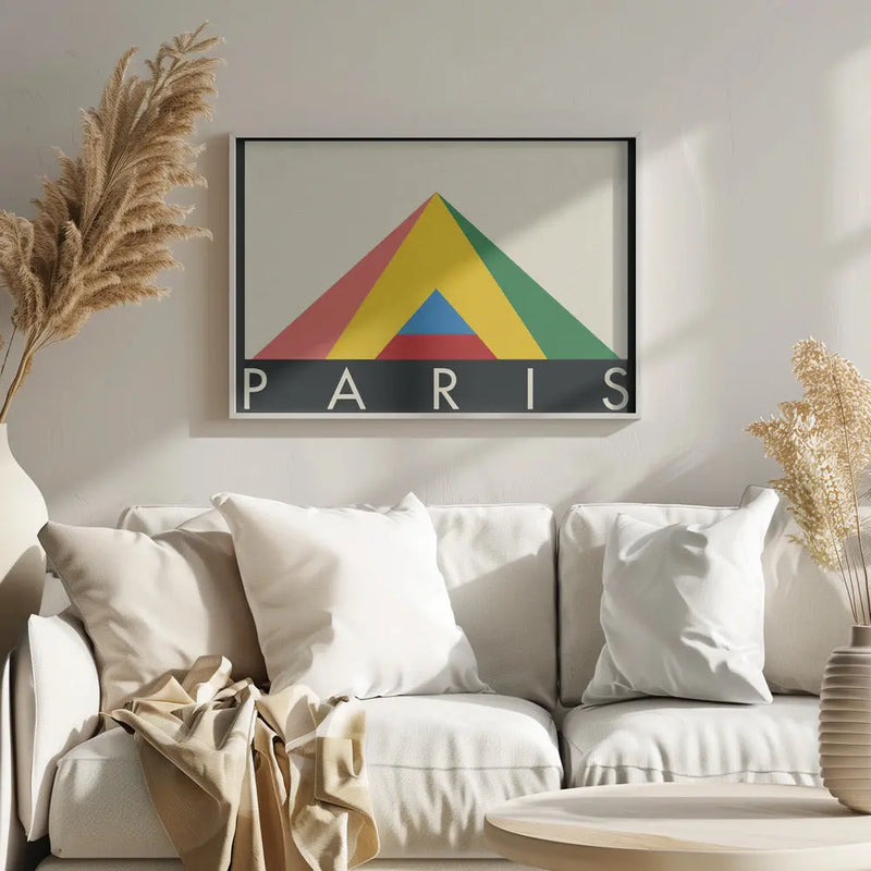 Paris Louvre - Stretched Canvas, Poster or Fine Art Print I Heart Wall Art