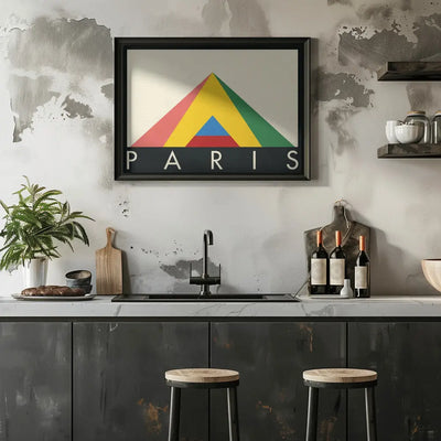 Paris Louvre - Stretched Canvas, Poster or Fine Art Print I Heart Wall Art