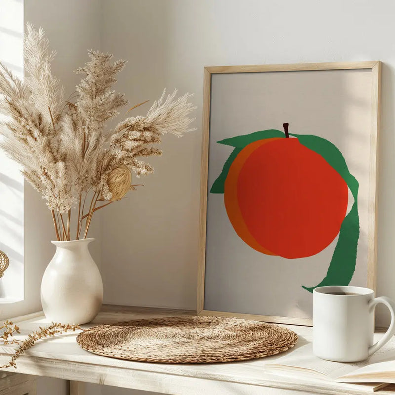 Peach - Stretched Canvas, Poster or Fine Art Print I Heart Wall Art